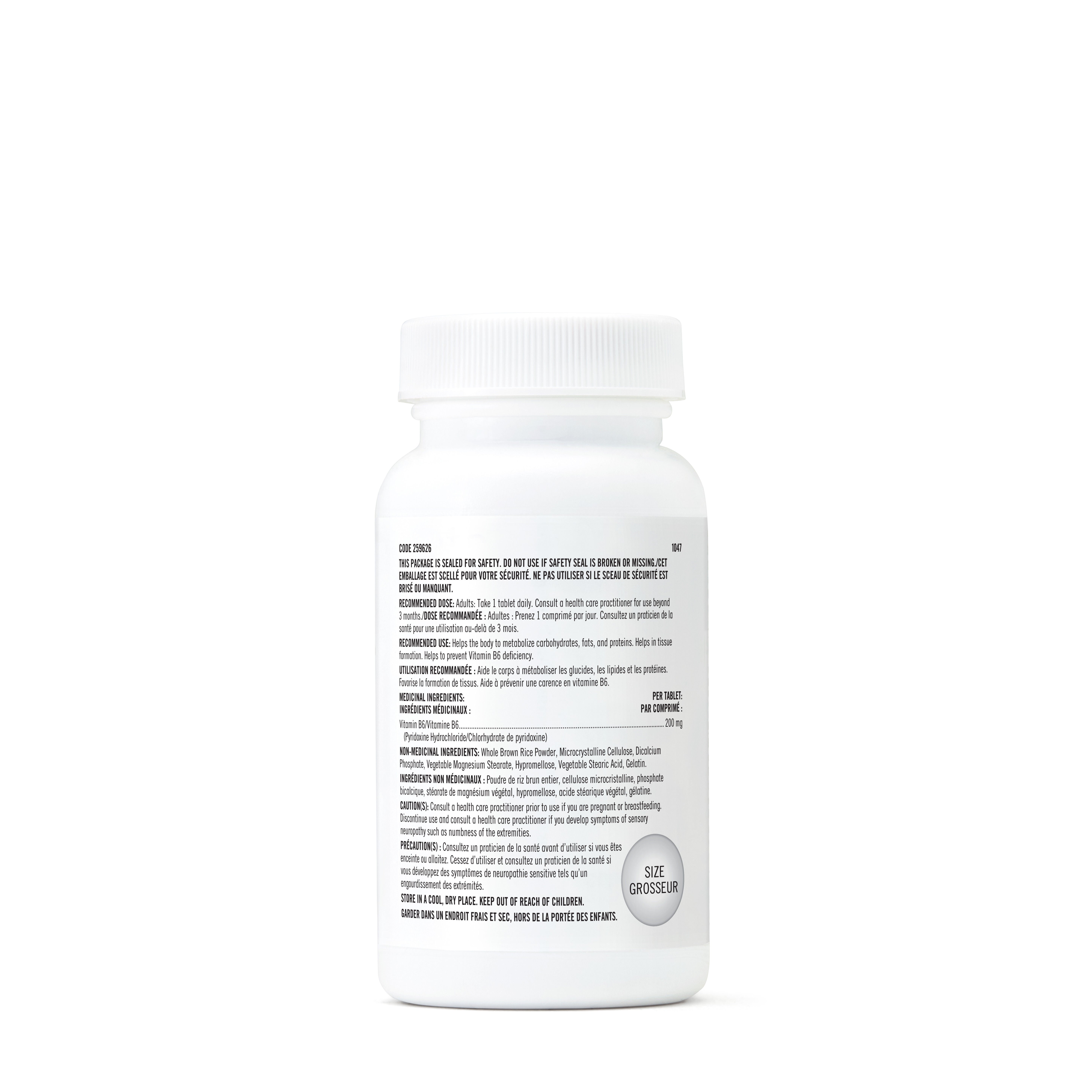 Timed Release Vitamin B6 200mg  | GNC